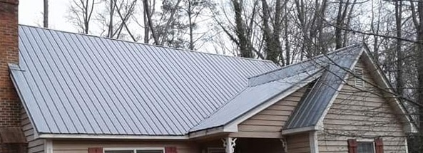 Metal Roof installed by A Call Away Roofing in sanford nc 27332