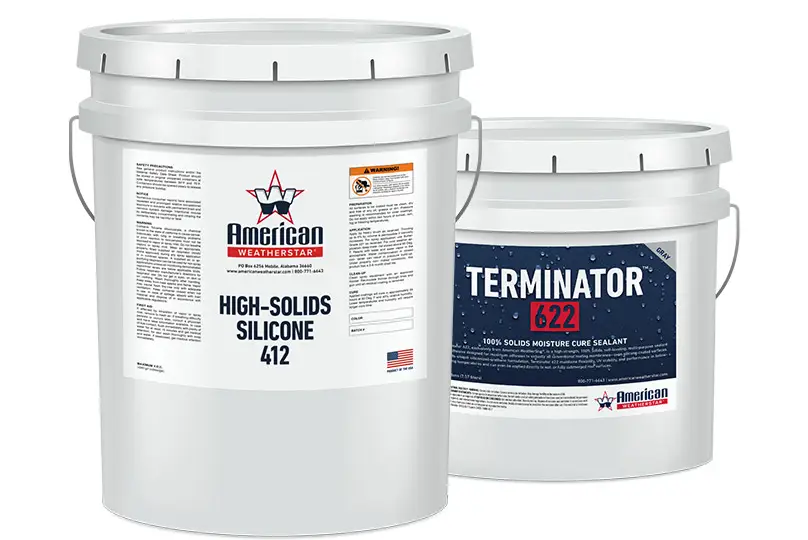 High-Solids Silicone Roof Restoration System